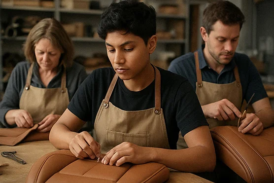 Sellier-garnisseur / Sellière-garnisseuse