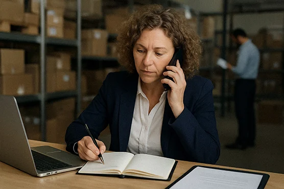 Commercial itinérant / Commerciale itinérante en entreprise de commerce de gros