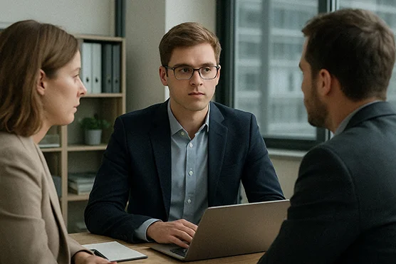 Responsable de ventes de voyages en plateau d'affaires