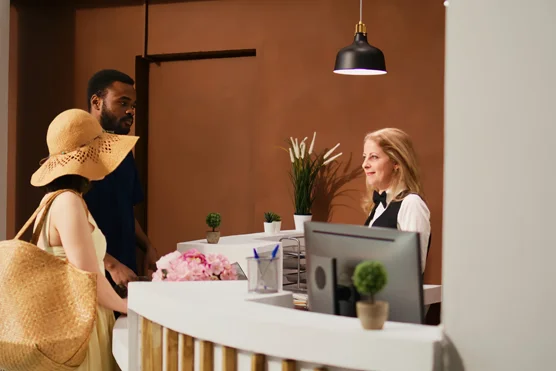 Réceptionniste en hôtellerie