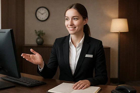 Chef / Cheffe de réception en hôtellerie