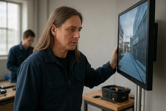 Technicien / Technicienne d'installation de panneau digital