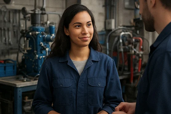 Hydraulicien industriel / Hydraulicienne industrielle