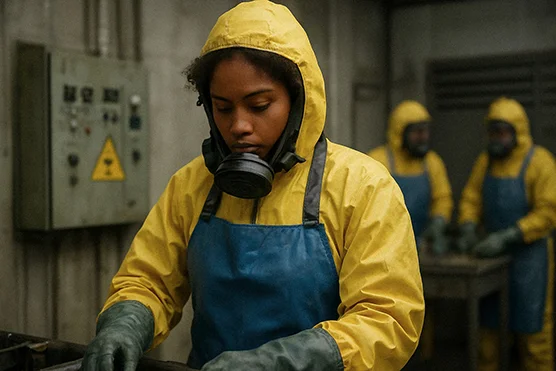 Décontaminateur / Décontamineuse nucléaire et radiologique