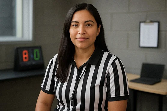 Arbitre professionnel / Professionnelle de discipline sportive