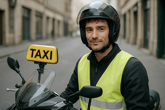 Conducteur / Conductrice de taxi moto