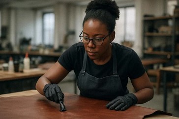 Agent / Agente de finissage couleurs et effets cuirs et peaux