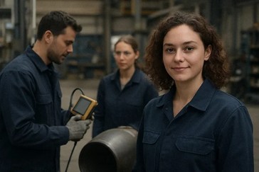 Responsable de contrôle non destructif en industrie