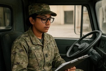 Conducteur / Conductrice d'autorité de l'armée