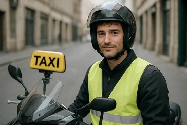 Conducteur / Conductrice de taxi moto