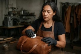 Nettoyeur / Nettoyeuse en cuir et peausserie